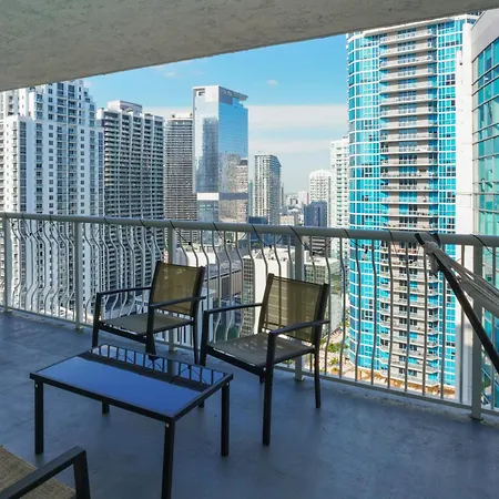 4 Bed Full Condo In Miami With Skyline & Sea View